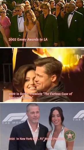 Brad Pitt’s Love Timeline: 2002 vs 2009 vs 2025 ❤️ #bradpitt #beforeandafter #shorts