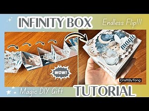 DIY Infinity Box Tutorial: 2 Versions + a Twist! ✨ | Best DIY Gift Idea (Endless Flip Box)