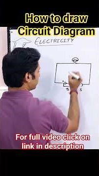 How To Draw Circuit Diagram | Electricity Class 10th