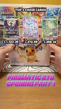 Opening My FIRST Prismatic Evolutions ETB!