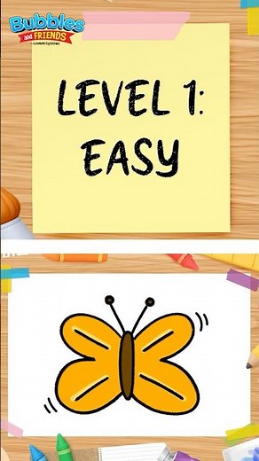 ✏️🦋 How to Draw a Butterfly for Spring #howtodraw #kidsart