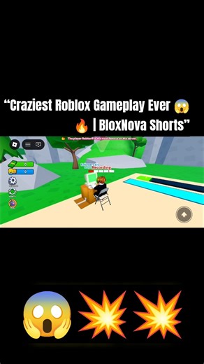 “Craziest Roblox Gameplay Ever 😱🔥 | BloxNova Shorts#roblox #ytshorts #robloxedit