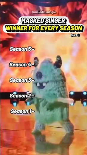 Masked Singer Winner for every season #TheMaskedSinger #MaskedSingerReveal