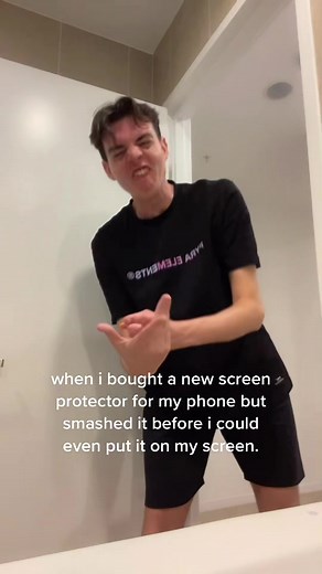 New Phone Screen Protector Mishap