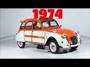 Evolution Of Citroen 2CV (1948-1990)
