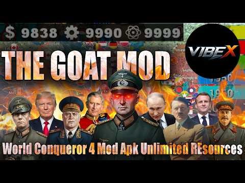 World Conqueror 4 Mod Unlimited Resources And Medals, New Generals Full Unlocked #wc4 #strategygames