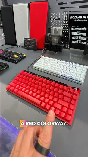 A New Red Colorway Coming to ASUS Keyboards!