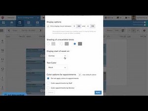 How to Use Schedule Settings to Customize and Color Code Your Schedule