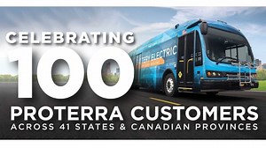 Proterra Celebrates 100th Electric Bus Customer