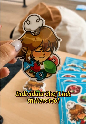 New Zelda Sticker Sheets Available Tomorrow at 12PM PST