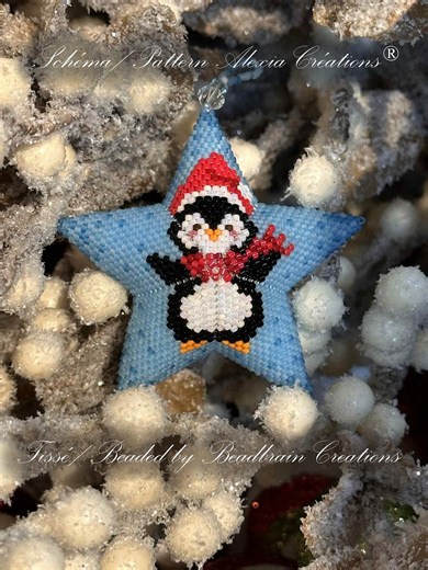 3d Peyote Star Pattern - Penguin - 15 Rows - Etsy