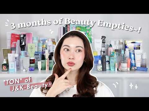 3 MONTHS of empties!! mostly J & K-Beauty~ [2026 Q3]