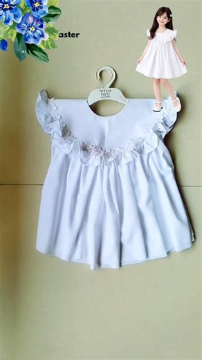 Easy Baby Frock Cutting & Stitching | Step by Step Baby Frock Tutorial | Beginners Friendly