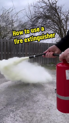 How to maintain and use a fire extinguisher #howto #maintenance #home
