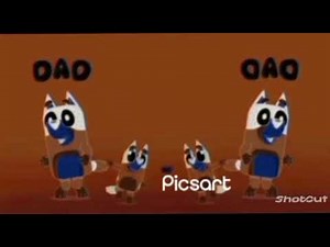 BLUEY intro adorable in Reversed