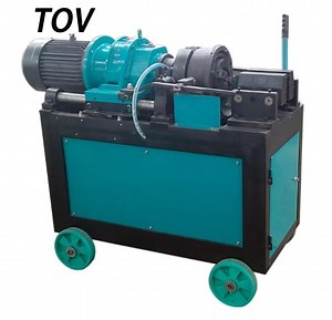 [Hot Item] Fast Speed 5.5kw Reinforcing Round Bar Screw Rebar Thread Rolling Machine Steel Bar Thread Rolling Machine