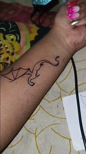 simple dragon tattoo