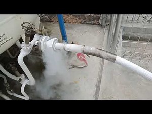 PROSES PENGISIAN LIQUIT OKSIGEN MEDIS..DARI CAIR DIRUBAH MENJADI GAS
