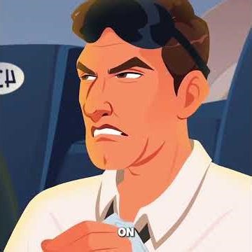 The Dark Secret Behind Her "Baby Bump" ✈️🤫 #animation #storytime