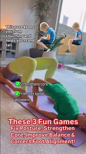 Turn Exercise into Play! Fun & Effective Games for Kids’ Posture, Strength & Flexibility!