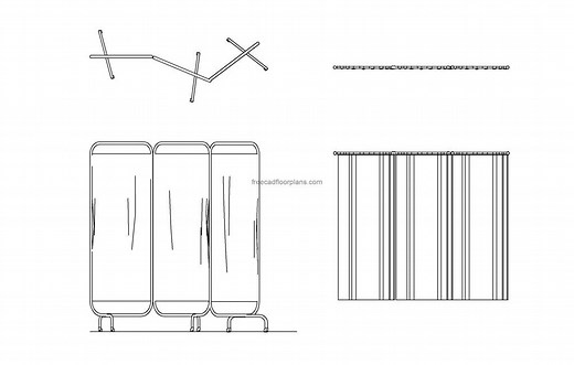 Hospital Curtains - Free CAD Drawings
