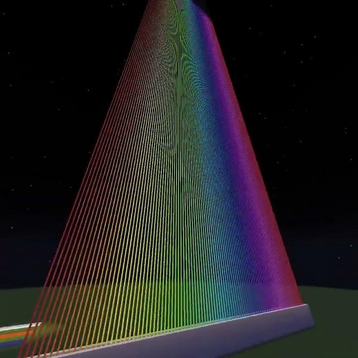 Rainbow RGB Beacons in Minecraft