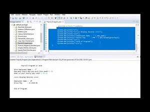 Payroll Program in Java