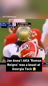 Roman Reigns was different at Georgia Tech ☝🏾 | CBS Sports