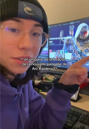 TWITCH : CHLOE tous les matins 🤓👆Elle est grave bien la nouvelle panoplie de Arc Raiders, wsh la GUITARE ??? #arcraiders #gaming #jeuxvideo #gamingontiktok #arcraidersgame