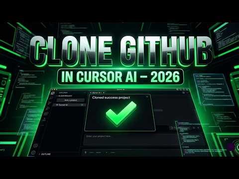 How to Clone Projects From Github in Cursor AI (2026)