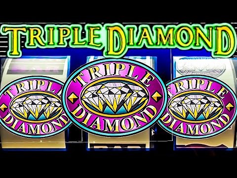 Classic Triple Diamond Old School 3 Reel Casino Slot