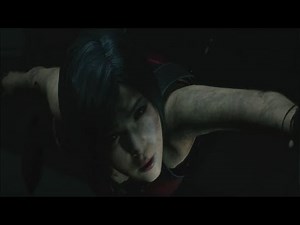 Resident Evil 2 Remake - Ada Wong "Death" Scene - Leon's Story - PS4 Pro