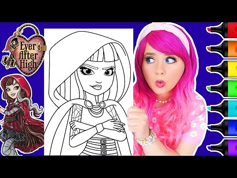 Coloring Ever After High Cerise Hood Coloring Page | Ohuhu Art Markers
