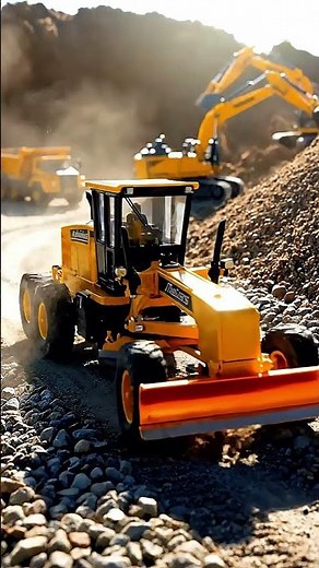 Giant Finger Strikes! 🤏 Tiny Construction Site Mayhem! 🚧