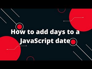 How to add days to a JavaScript date