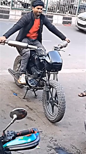 Splendor Handle Modified 🔥 Killer Riding Look 😈 #splendor #handles #modified #desi #bike #shorts #yt