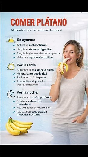 ¡3 razones para comer plátano hoy!
