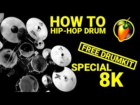 How To Make A Hip Hop Drum (Basics Tutorial on FL Studio Mobile) + Free Drumkit
