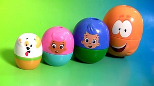 Bubble Guppies Stacking Cups Toy Surprise Eggs from Paw Patrol...