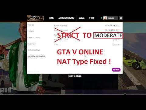 GTA V Online | NAT Type "Strict" FIXED ! in 2 minutes - Easy Fix MUST WATCH !