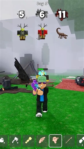 RAY GUN vs ALL ENTITIES in 99 Nights In The Forest - Roblox/ #roblox #99nightintheforest