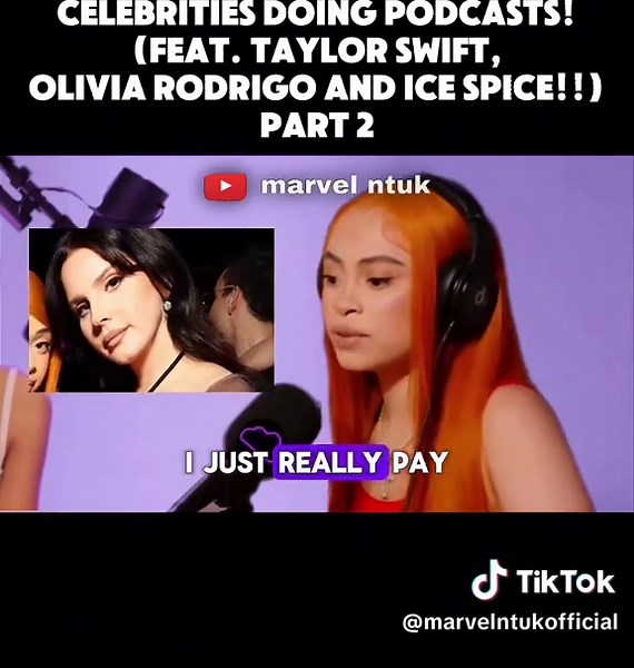 CELEBRITIES DOING PODCASTS! (feat. Taylor Swift, Olivia Rodrigo and Ice Spice!!) part 2 #celebrities #popculture #podcast #taylorswift #oliviarodrigo #icespice #fyp #foryoupage