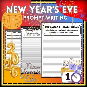 Reflect, Write, Celebrate! New Year’s Writing Prompts for Grades 2-8