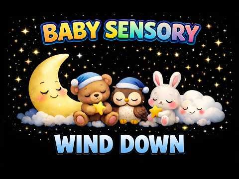 Baby Sensory Bedtime Routine | Calm Wind Down for Newborns | Relaxing Night Visuals (45 Minutes)