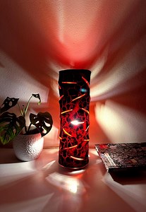 Handmade Lava Floor Lamp – Unique Ambient Lighting | Red Statement Lamp for Living Room, Bedroom & Modern Home Decor - Etsy UK