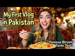 My First Vlog in Pakistan 🇵🇰 | Trying Famous Pakistani Biryani | Unbelievable Experience !