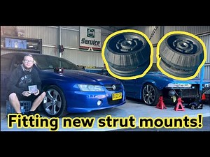 How to replace holden VZ commodore strut mounts - VZ SSZ - VT to VZ front shock / strut mounts