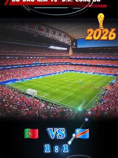 HIGHLIGHTS Bồ Đào Nha với CHDC Congo xem lại 2 bàn thắng giống nhau giữa trận BỒ ĐÀO NHA VS CHDC CONGO World Cup 2026: Ronaldo 'tịt ngòi,' Bồ Đào Nha gây thất vọng trước CHDC Congo Đội tuyển Bồ Đào Nha có sự khởi đầu thất vọng khi chỉ giành được kết quả hòa 1-1 trước CHDC Congo ở lượt trận ra quân bảng K World Cup 2026. #ronaldo #bodaonha🇵🇹 #portugal #DRcongo #wc2026