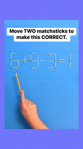 165K views · 554 reactions | Move two matchsticks and you can make this math problem correct. | The Gooch | Facebook