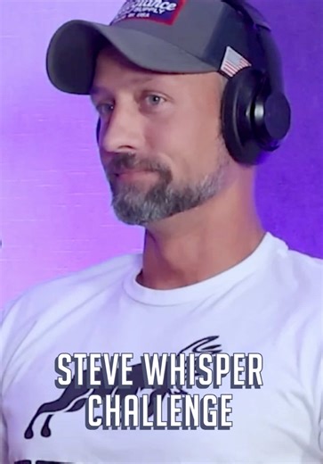 Steve takes on the Whisper Challenge 🎧 Watch full episode on YouTube or Spotify #MooseCast #WhisperChallenge #PodcastClip #Military #PlaneJumping